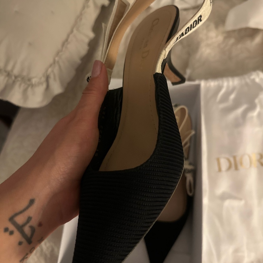 Dior SlingBack black stilletos - Picture 7 of 12